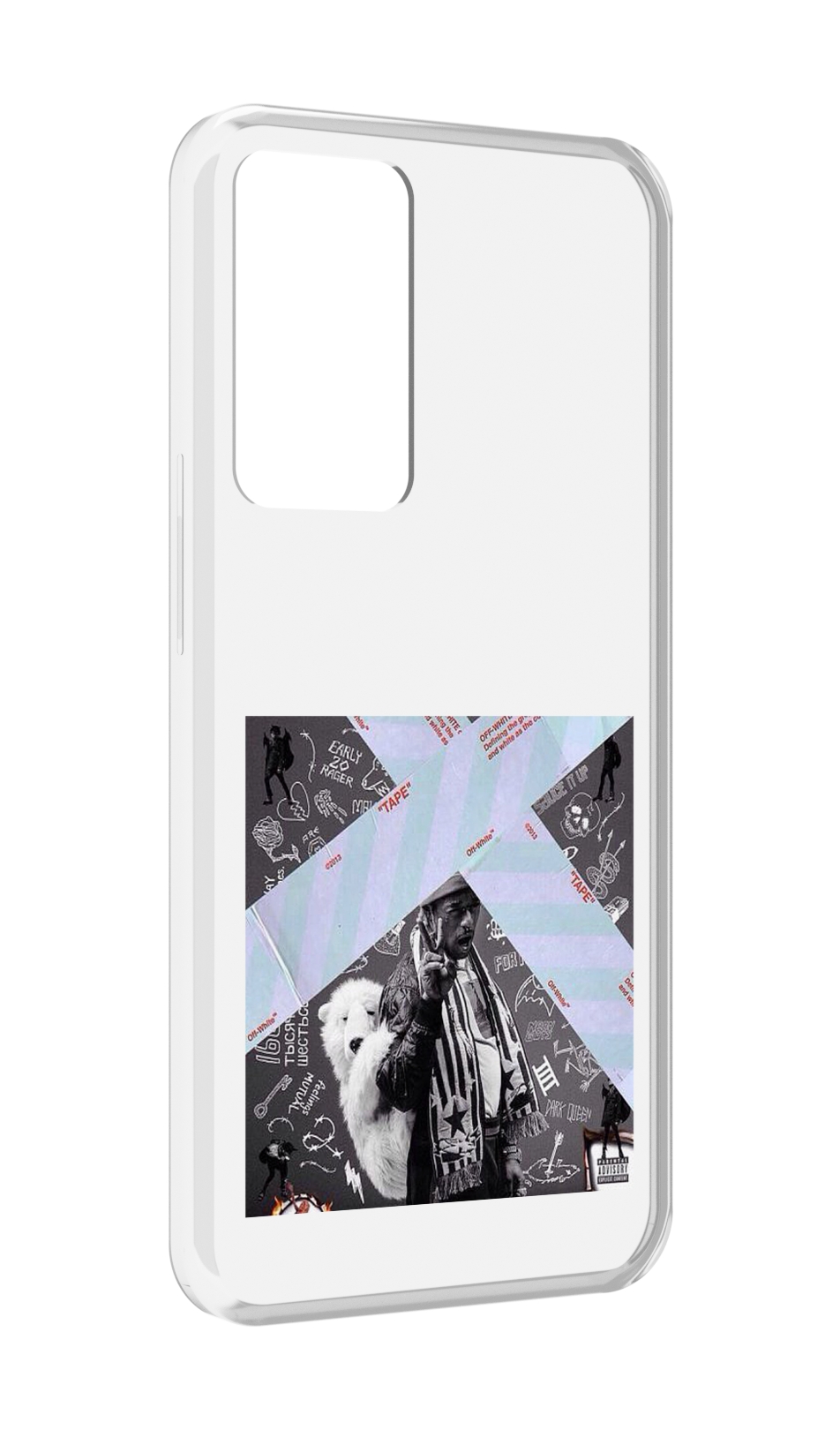 

Чехол MyPads Lil Uzi Vert - Luv Is Rage 2 для OPPO Reno 8 Lite, Прозрачный, Tocco