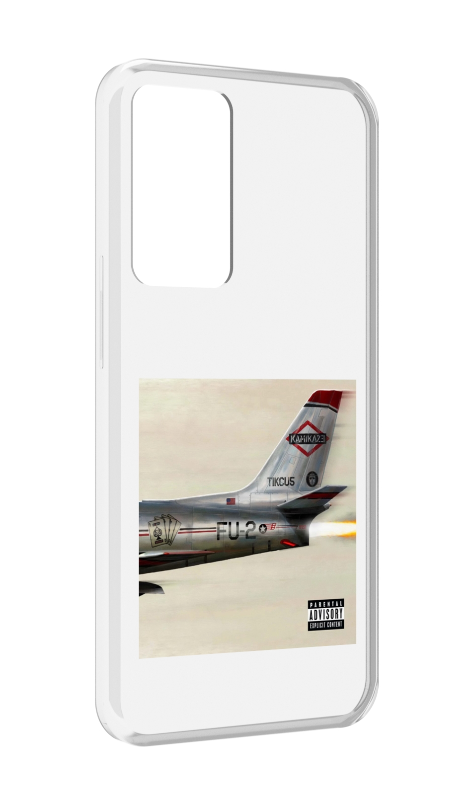

Чехол MyPads KAMIKAZE Eminem для OPPO Reno 8 Lite, Прозрачный, Tocco