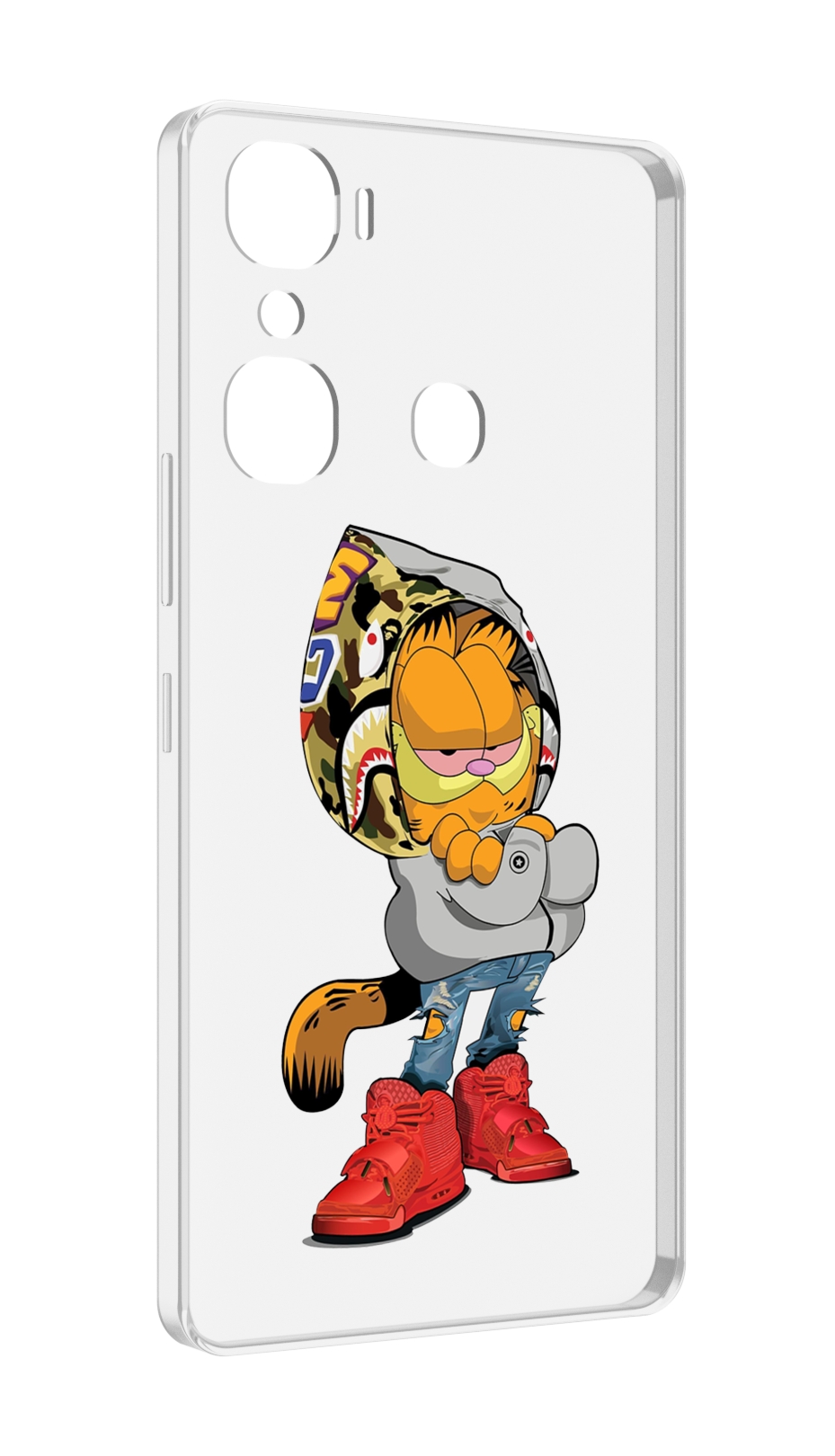 

Чехол MyPads модный-котяра детский для Infinix Hot 12 Pro, Прозрачный, Tocco