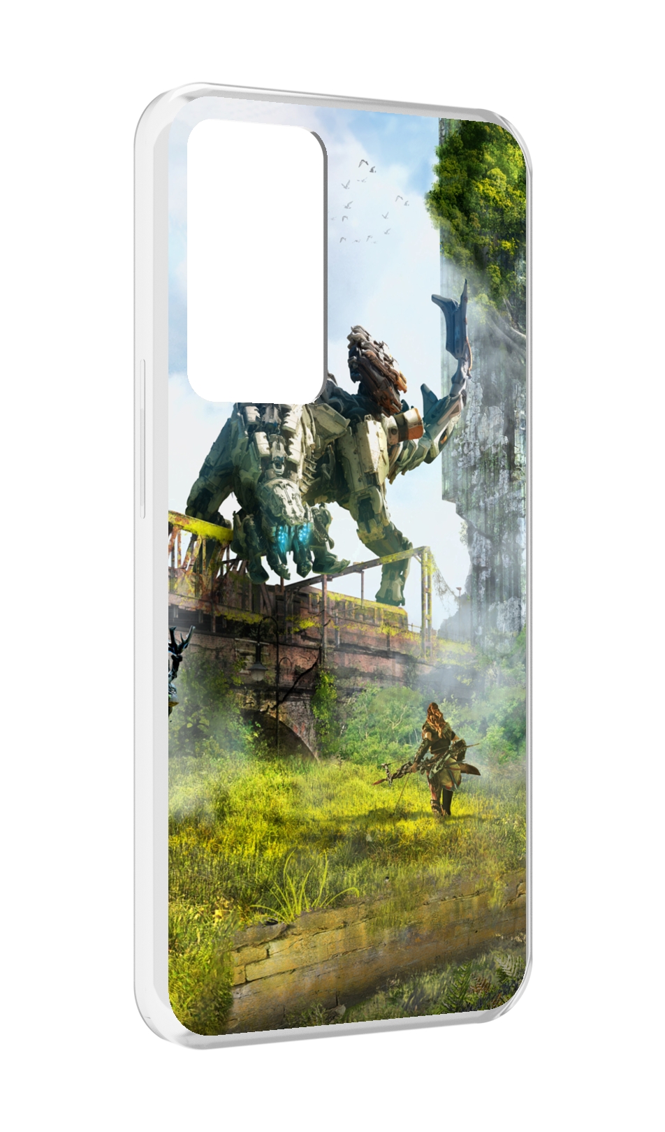

Чехол MyPads Horizon Zero Dawn для OPPO Reno 8 Lite, Прозрачный, Tocco