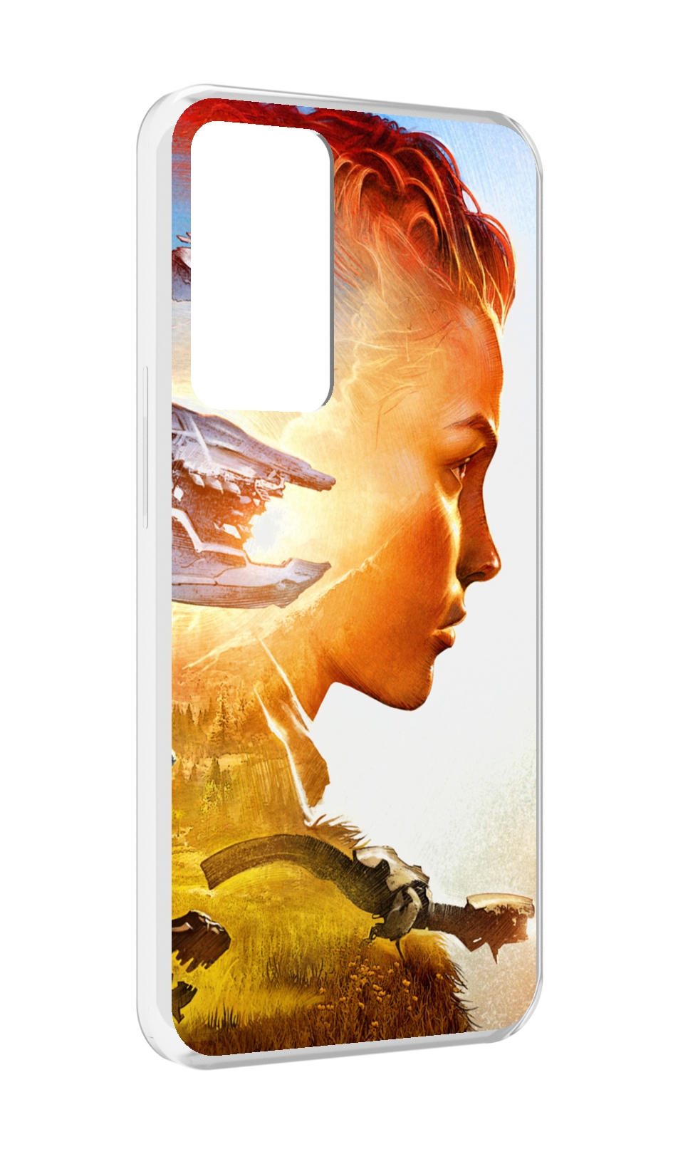 

Чехол MyPads Horizon Zero Dawn art для OPPO Reno 8 Lite, Прозрачный, Tocco