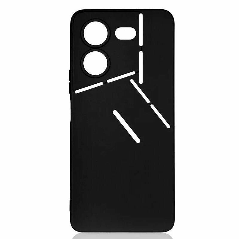 

Чехол DF для Tecno Pova 5 Pro Silicone Black tCase-30, Черный