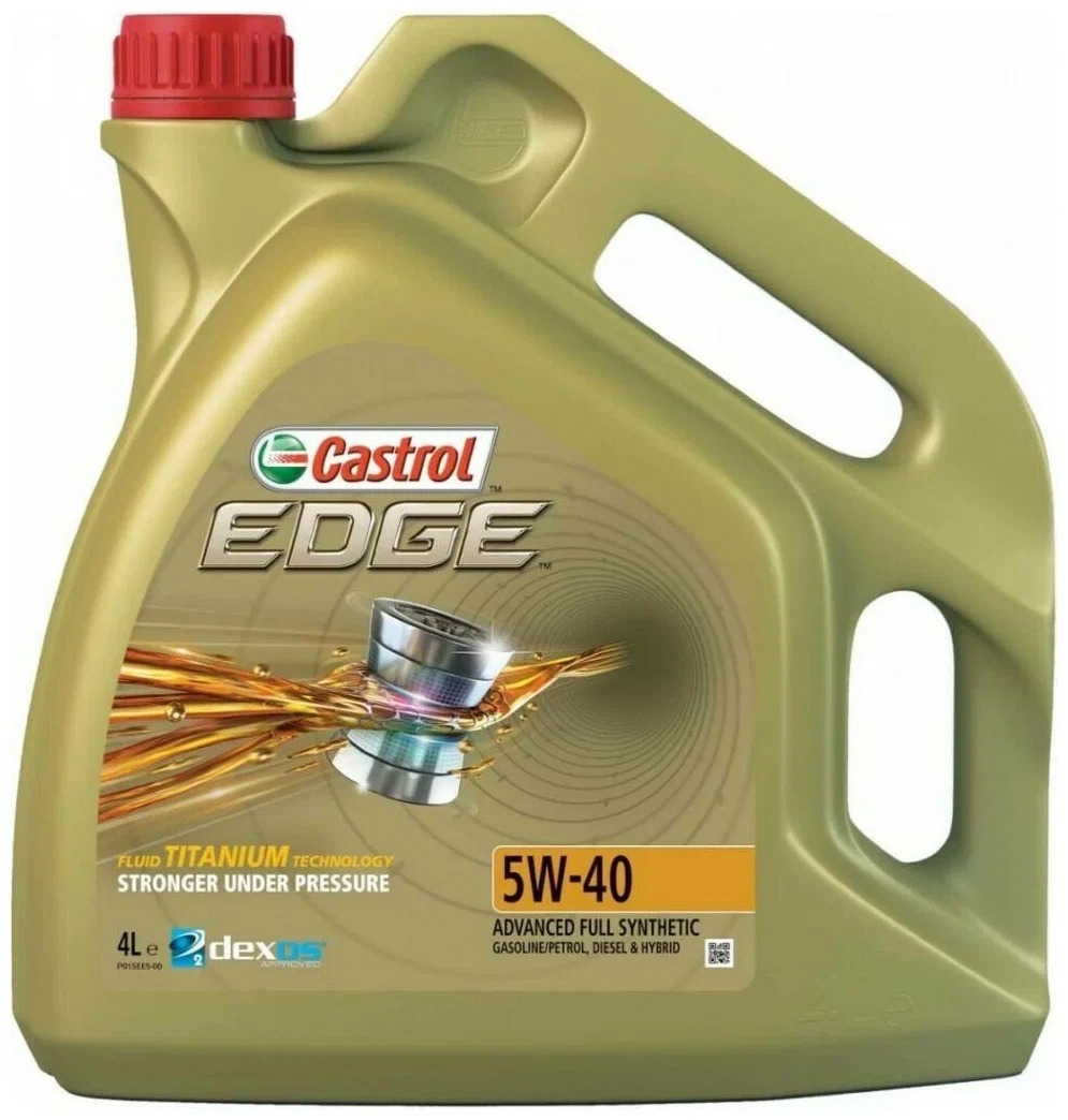 фото Castrol масло мотор., 5 л., castrol edge titanium, 5w-40, dexos-2