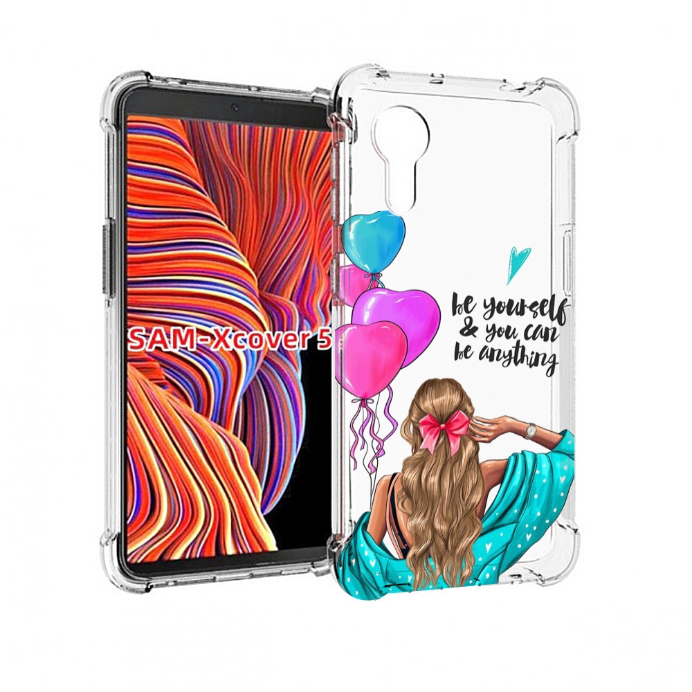

Чехол MyPads Будь-собой для Samsung Galaxy Xcover 5, Прозрачный, Tocco