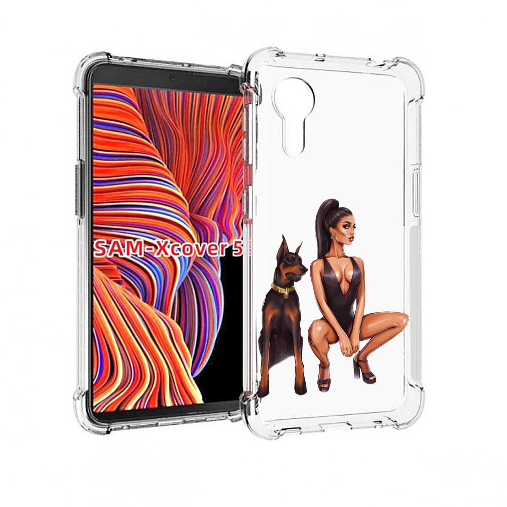 

Чехол MyPads Борзая-девушка для Samsung Galaxy Xcover 5, Прозрачный, Tocco