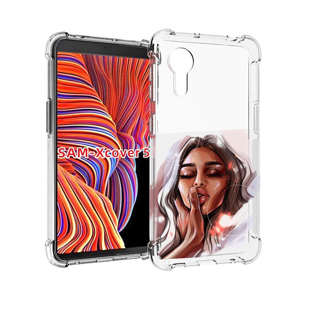 

Чехол MyPads Большие-губы женский для Samsung Galaxy Xcover 5, Прозрачный, Tocco