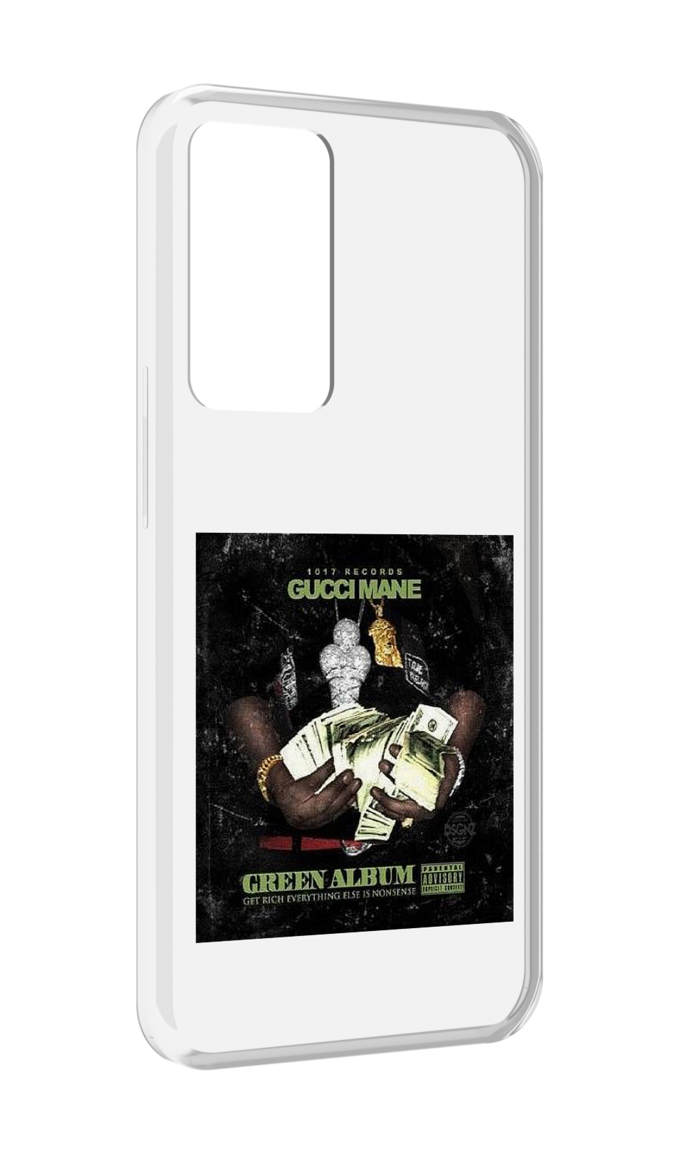 

Чехол MyPads Gucci Mane & Migos - The Green Album для OPPO Reno 8 Lite, Прозрачный, Tocco