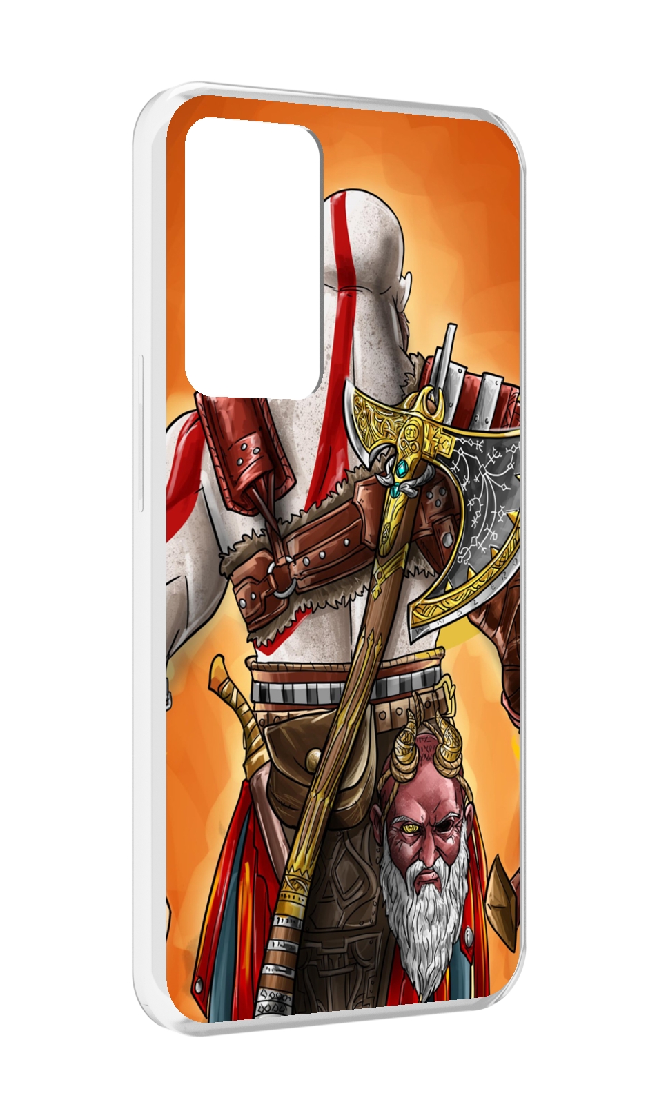 

Чехол MyPads God of War для OPPO Reno 8 Lite, Прозрачный, Tocco