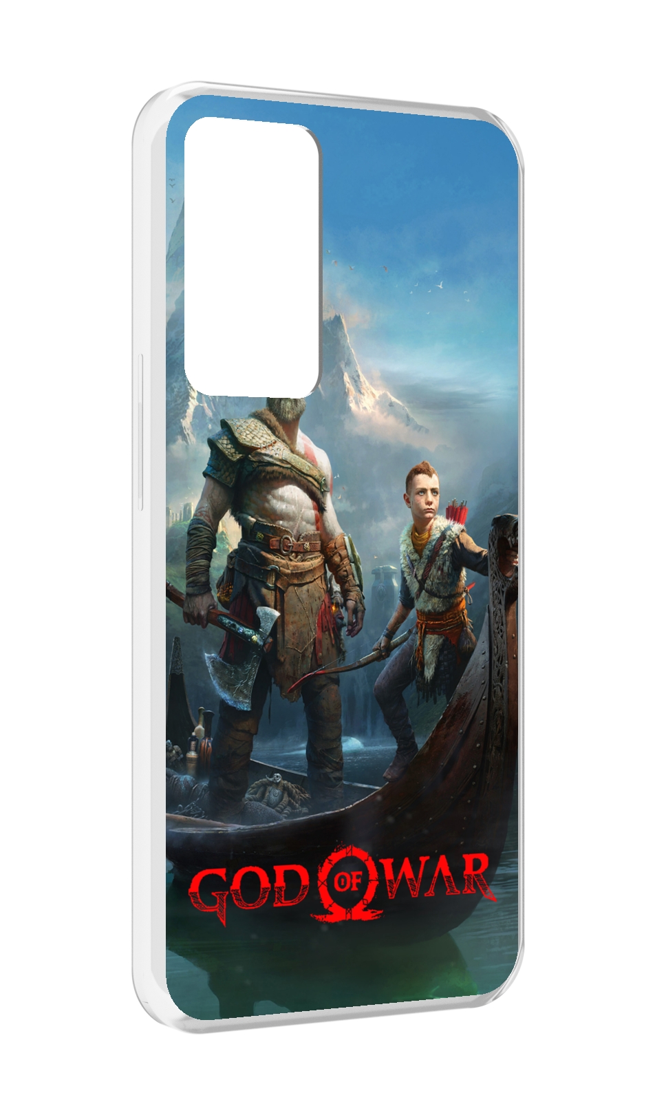 

Чехол MyPads God Of War Кратос Атрей для OPPO Reno 8 Lite, Прозрачный, Tocco