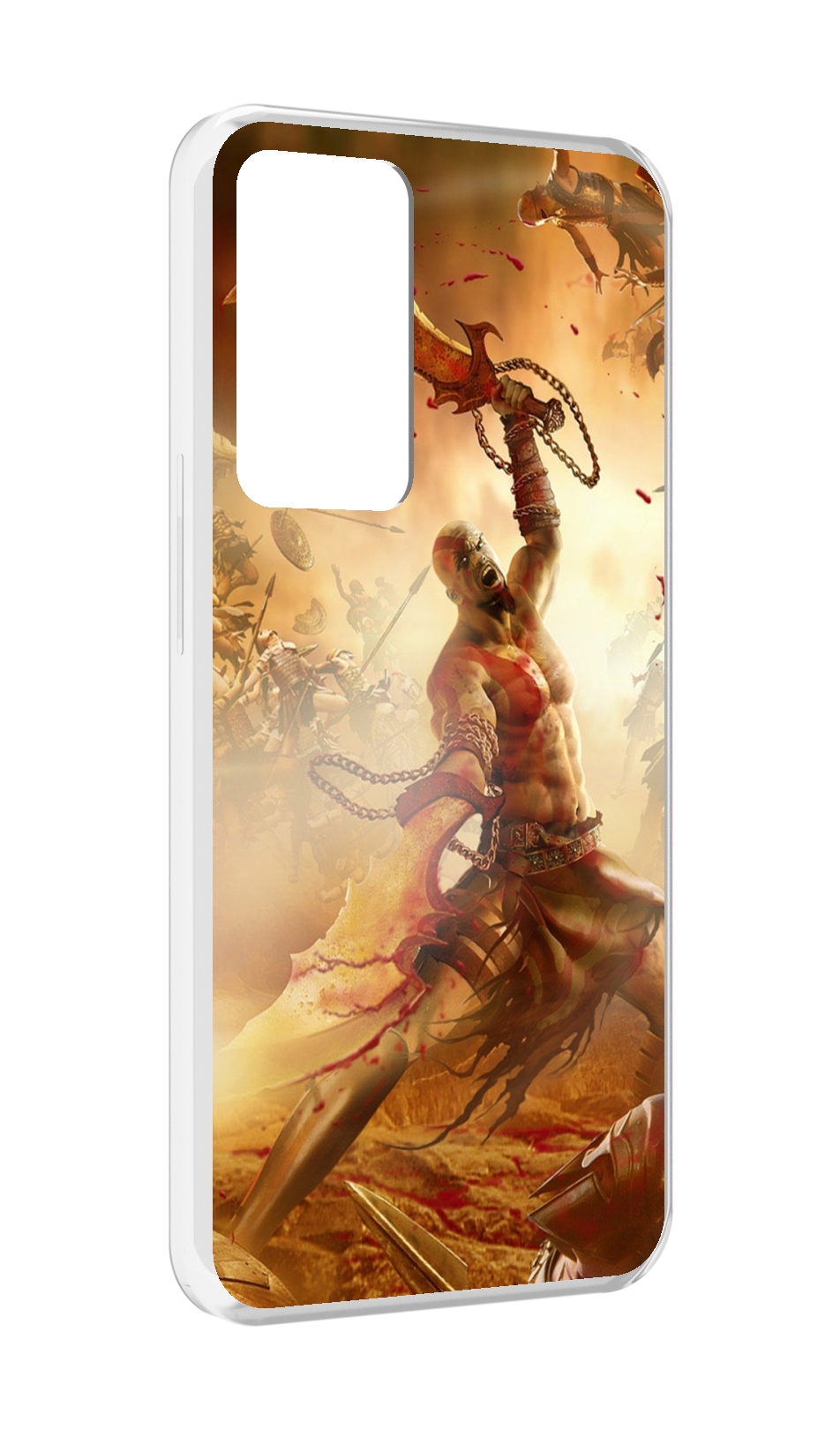 

Чехол MyPads God Of War III для OPPO Reno 8 Lite, Прозрачный, Tocco