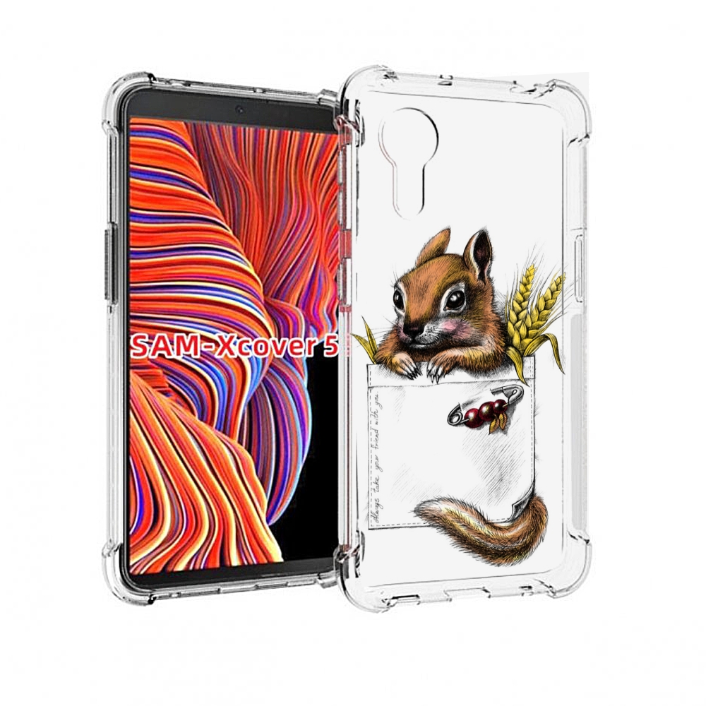 

Чехол MyPads Белочка для Samsung Galaxy Xcover 5, Прозрачный, Tocco
