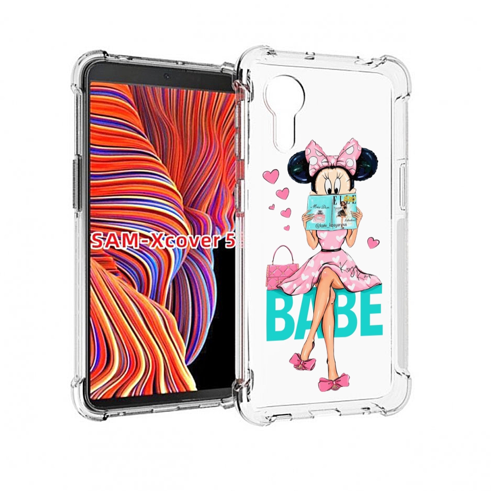

Чехол MyPads Бейби-микки для Samsung Galaxy Xcover 5, Прозрачный, Tocco