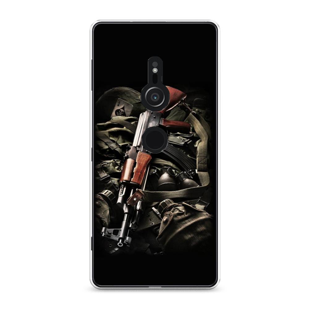 

Чехол Awog на Sony Xperia XZ2 "Автомат", Разноцветный, 52850-5