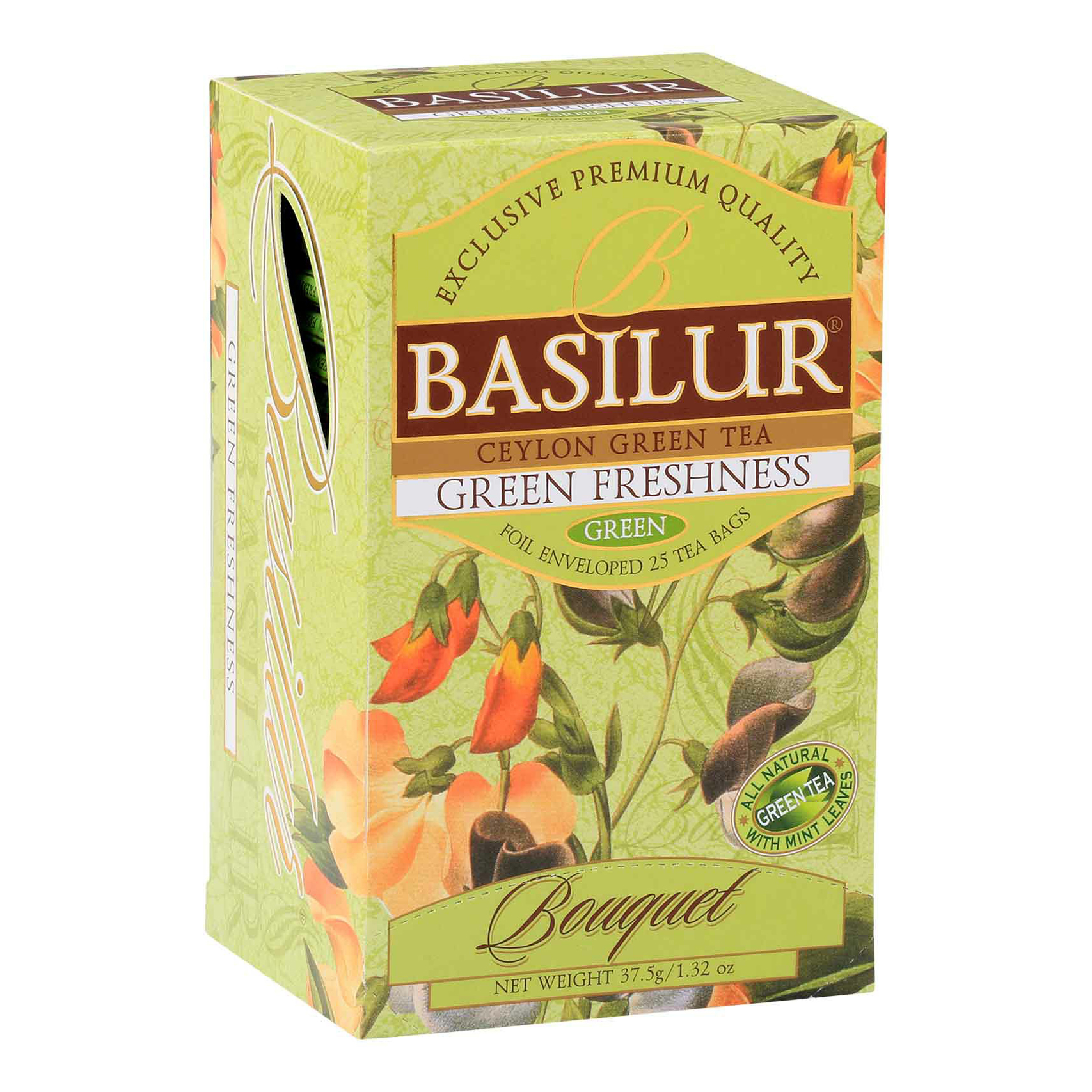 

Чай зеленый Basilur зеленая свежесть 1,5 г х 25 шт