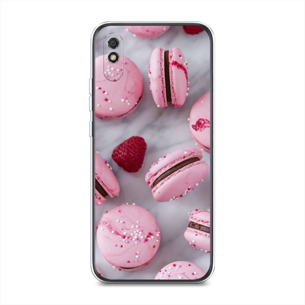 

Чехол Awog на Xiaomi Redmi 9A "Макарони с малиной", Разноцветный, 38950-10
