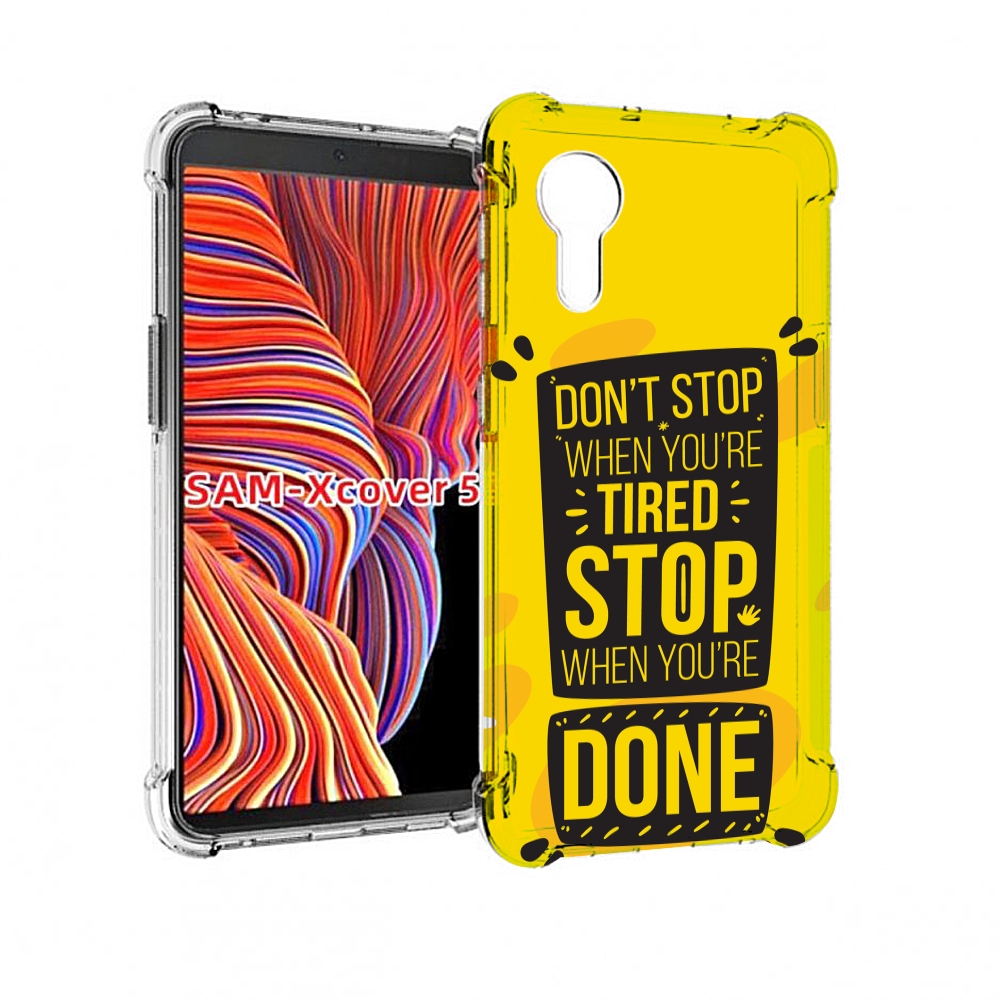 

Чехол MyPads yellow-done для Samsung Galaxy Xcover 5, Прозрачный, Tocco
