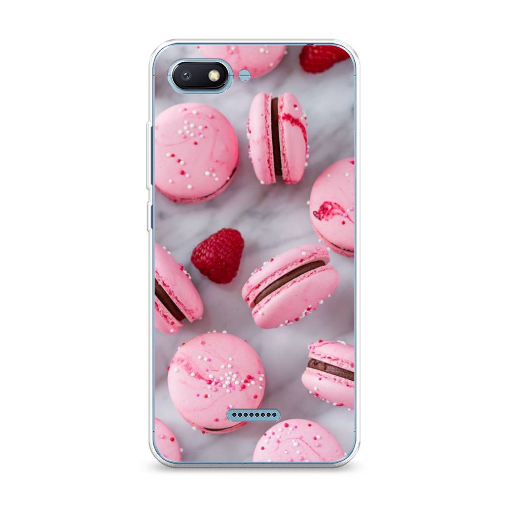

Чехол Awog на Xiaomi Redmi 6A "Макарони с малиной", Разноцветный, 34150-10