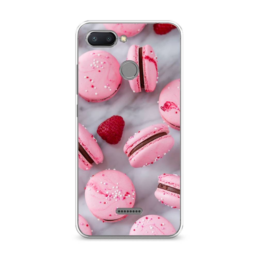 Чехол Awog на Xiaomi Redmi 6 Макарони с малиной
