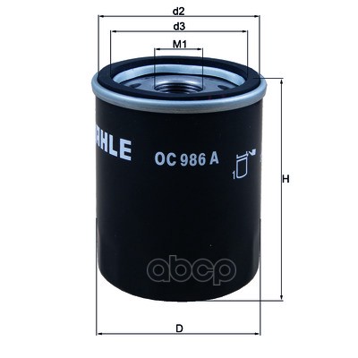 

KNECHT oc986a фильтр масляный fiat bravabravopunto 1.2 97 OC986A