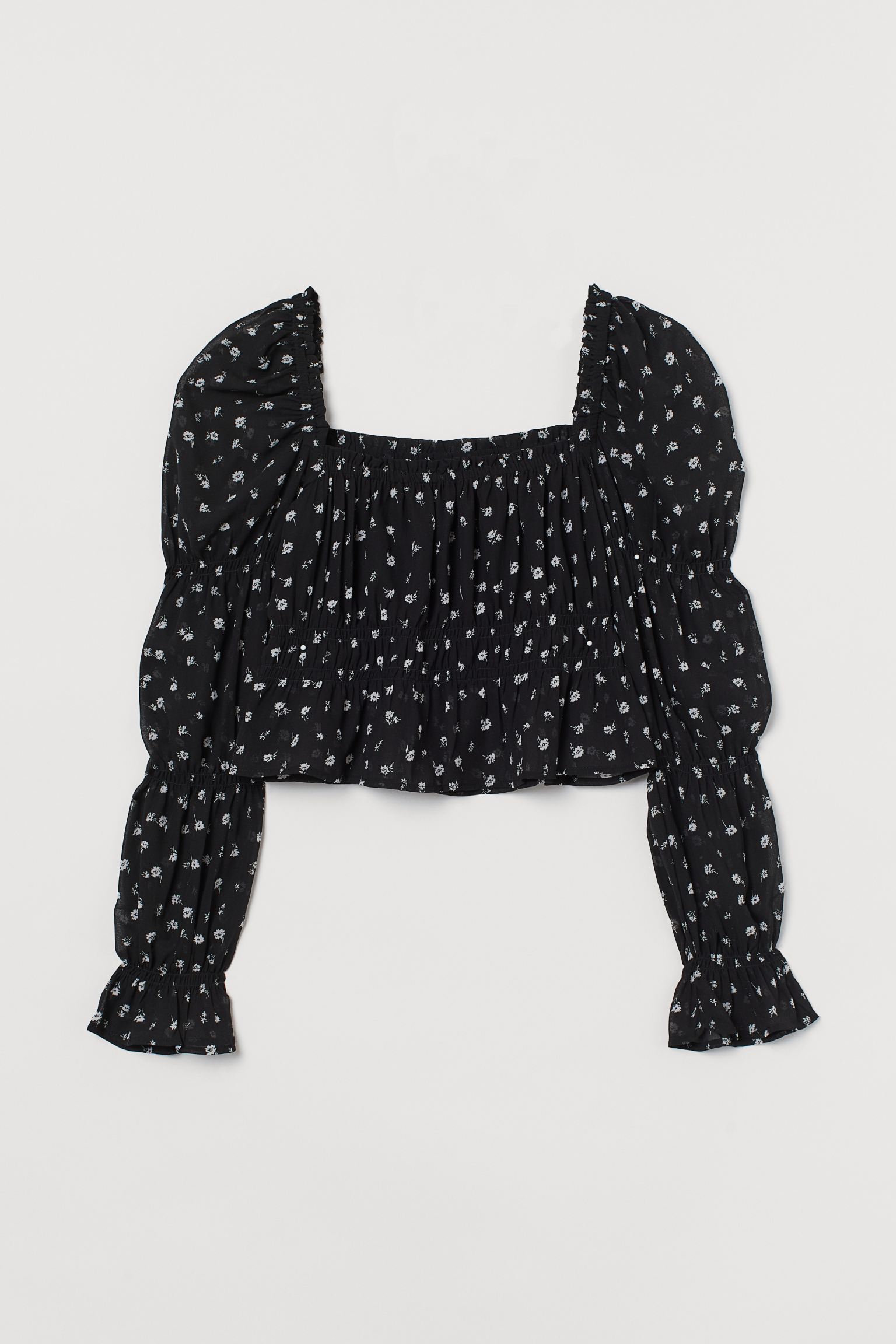 

Топ женский H&M 939973008 черный 2XS, 939973008