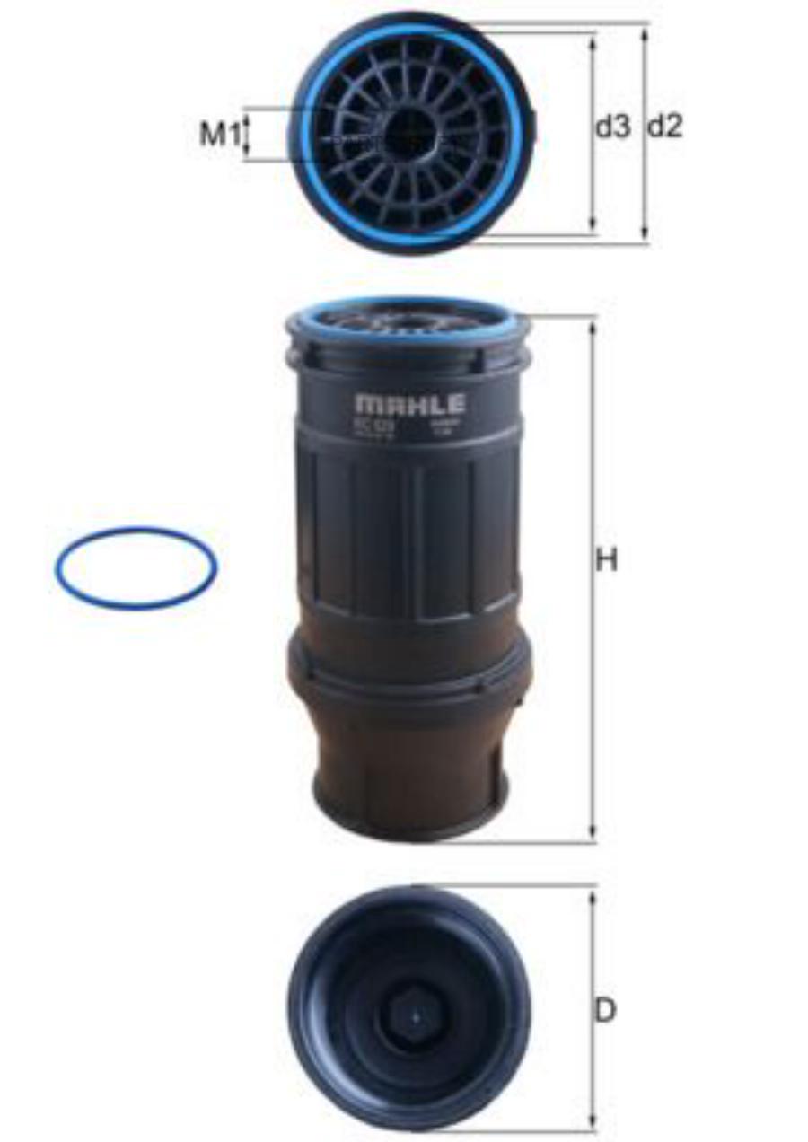 

Mahle Kc629D Фильтр-Сепаратор Топливный Kc629D