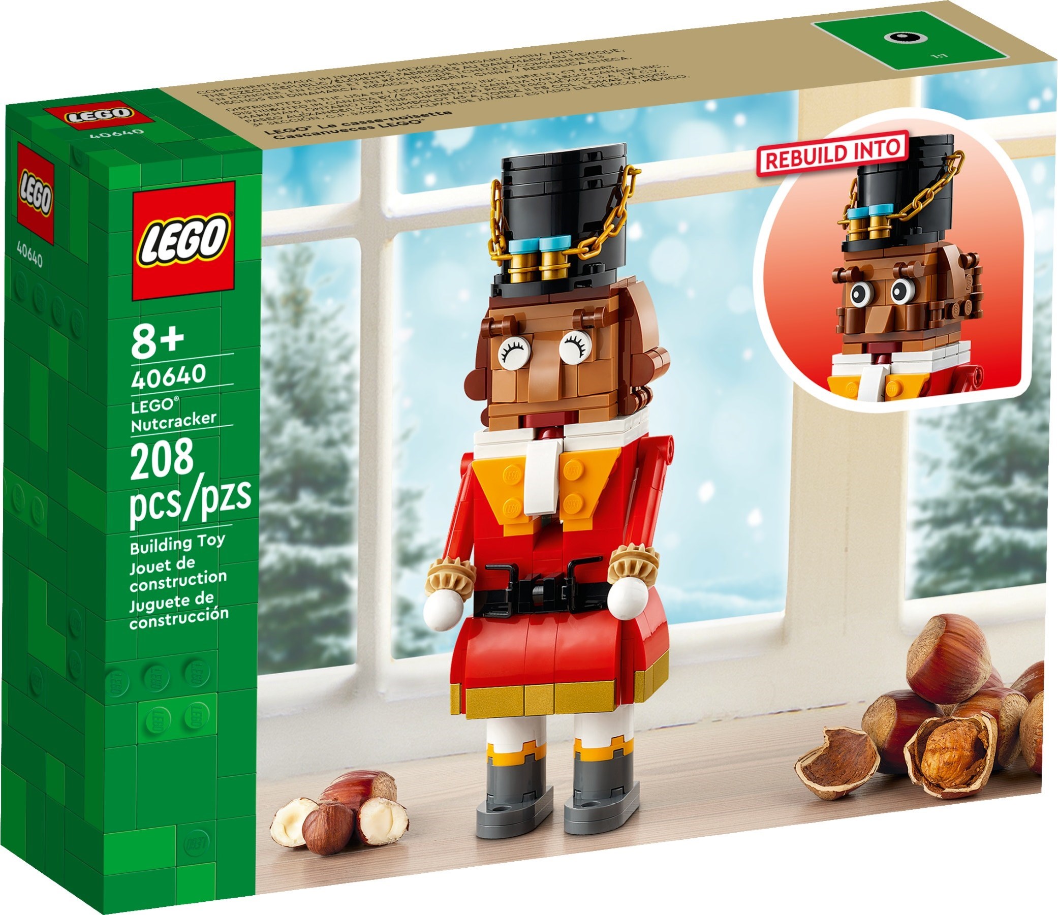 

Конструктор Lego 40640 Seasonal Щелкунчик, 208 деталей, Щелкунчик