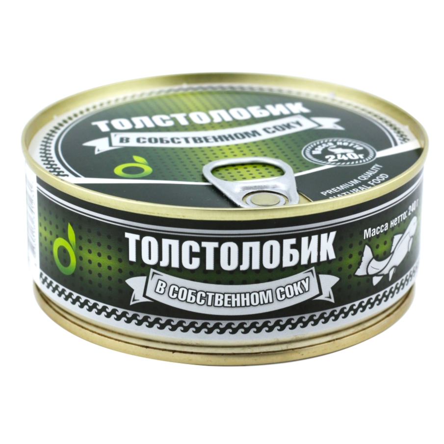 

Толстолобик Ecofood в собственном соку, 240 г