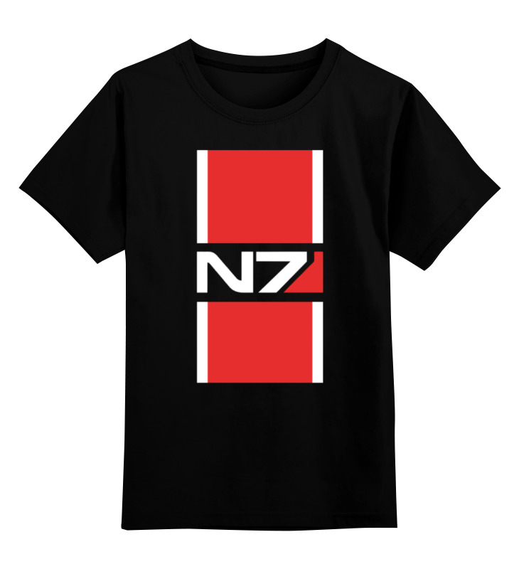 

Футболка детская Printio N7 (mass effect) цв. черный р. 104, N7 (mass effect)