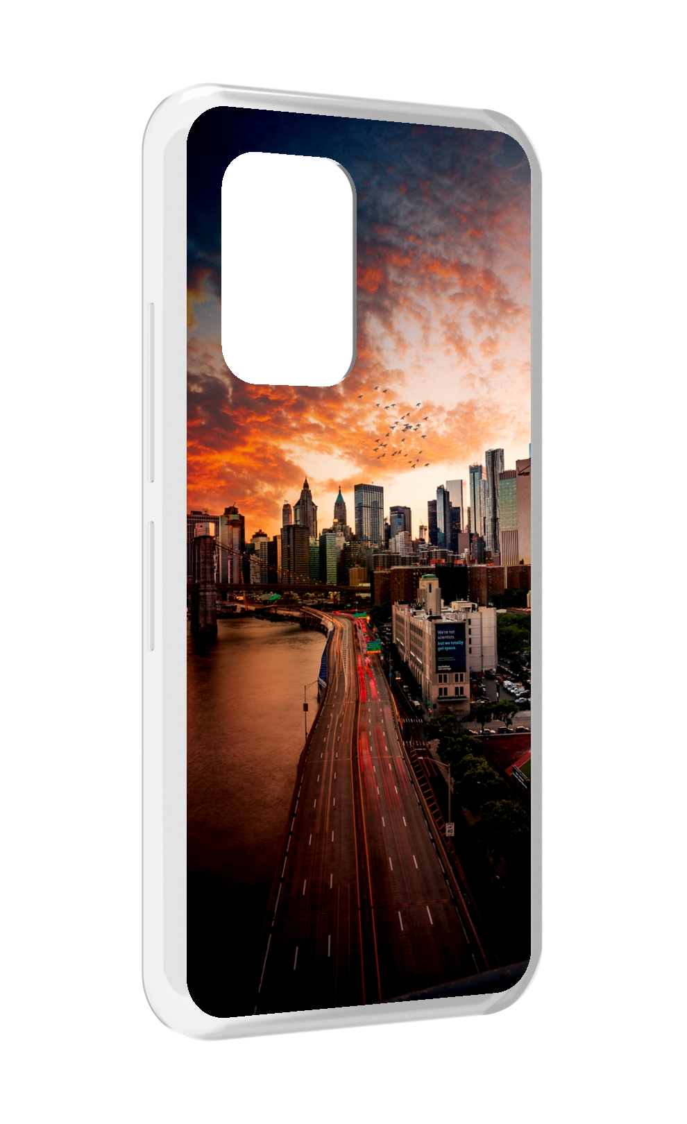 

Чехол MyPads американский город фото для UMIDIGI Bison GT, Прозрачный, Tocco