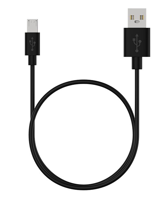 Кабель Maxvi MC-01L micro USB - USB 1 м черный 440₽