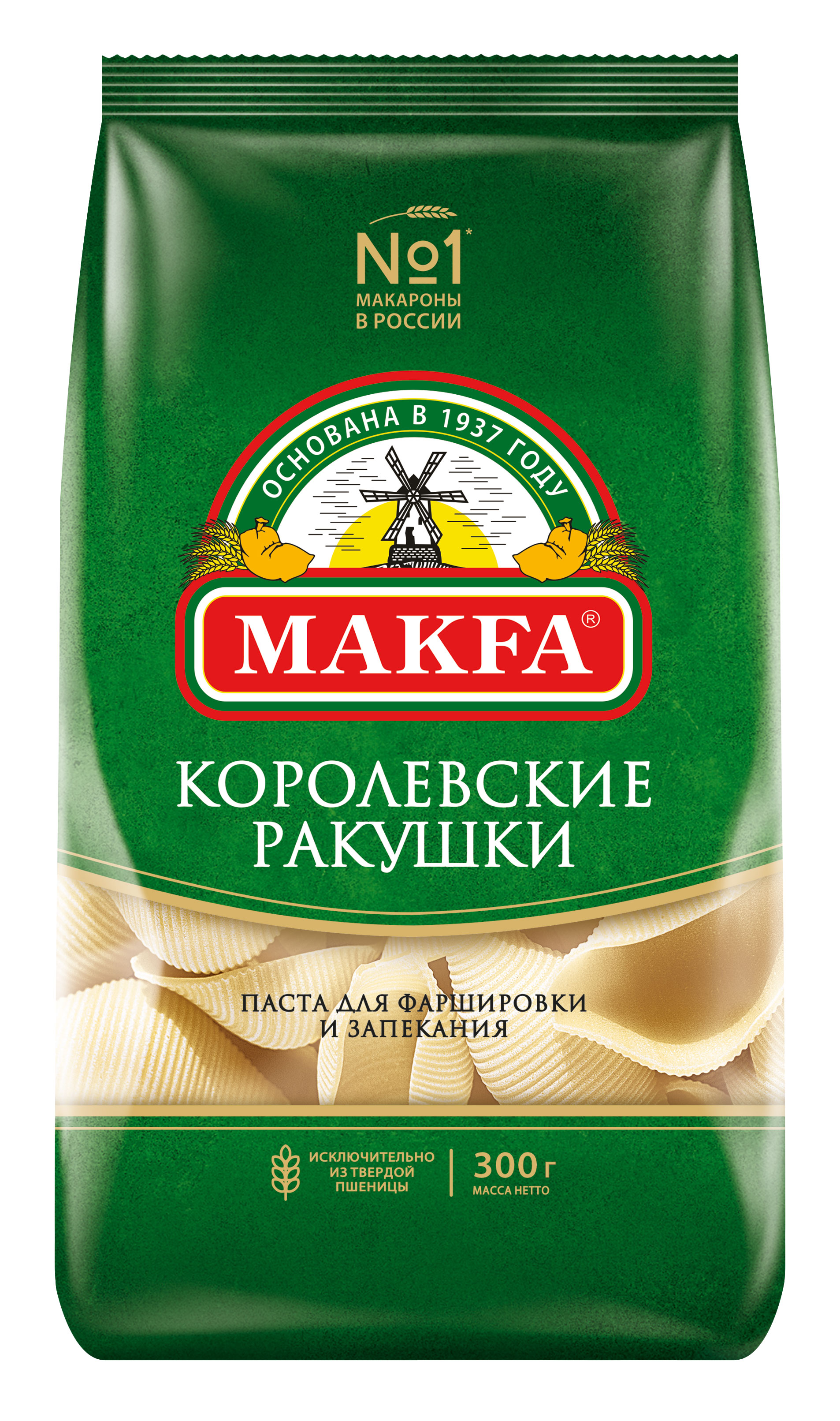 

Макаронные изделия Makfa ракушки королевские 300 г