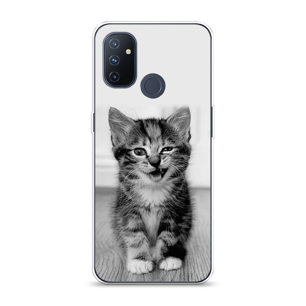 

Чехол Awog на OnePlus Nord N100 / ВанПлас Nord N100 "Подмигивающий котенок", Черный;серый, 152450-1