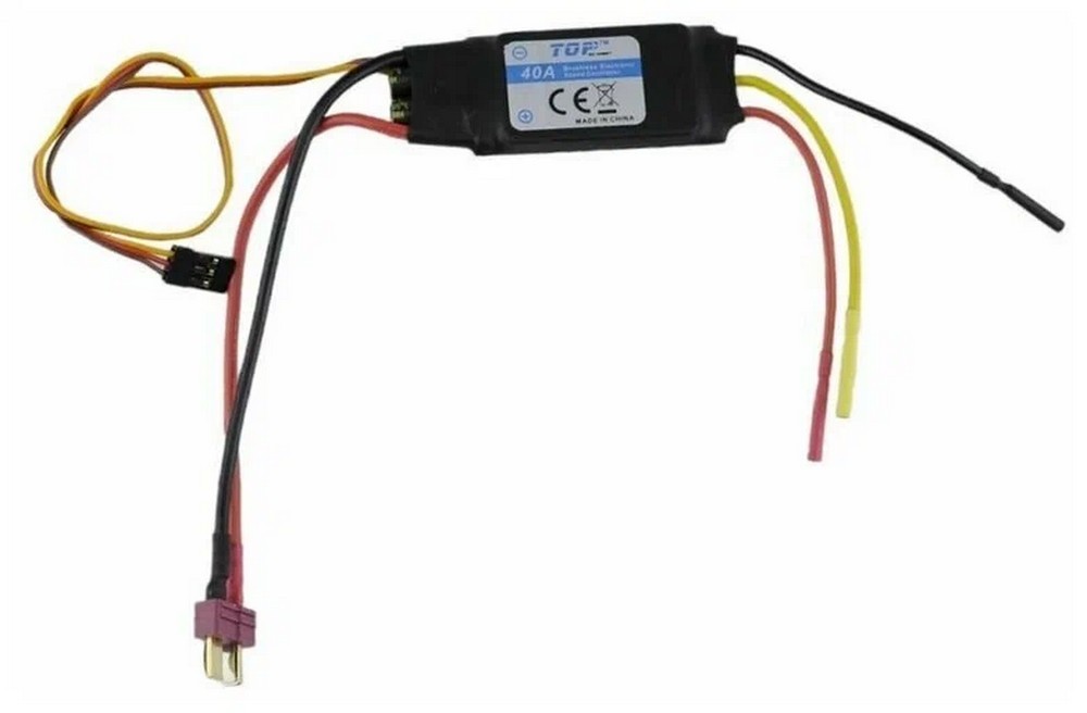 

Регулятор скорости бесколлекторный 40A для планера Top RC Lightning V2