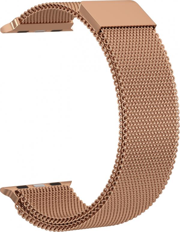 

Ремешок Milanese Loop для Apple Watch Series 3 38/40 (Розовое золото)