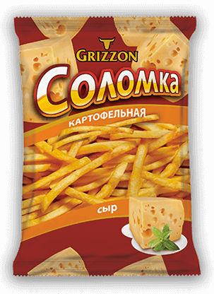 Чипсы картофельная Grizzon Соломка со вкусом сыра 40 г