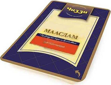 

Сыр полутвердый Чиззи Маасдам 45% 150 г