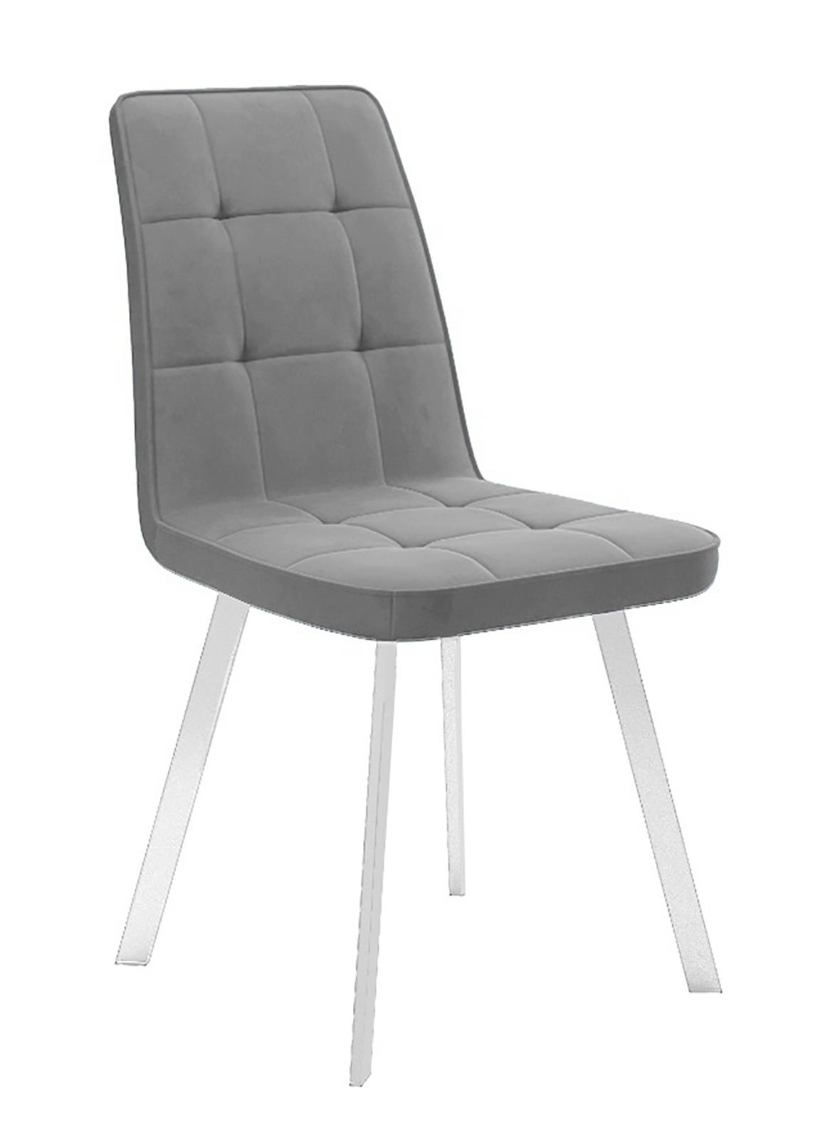 

Стул Дик-Мебель 207 B22 GREY /ножки белые