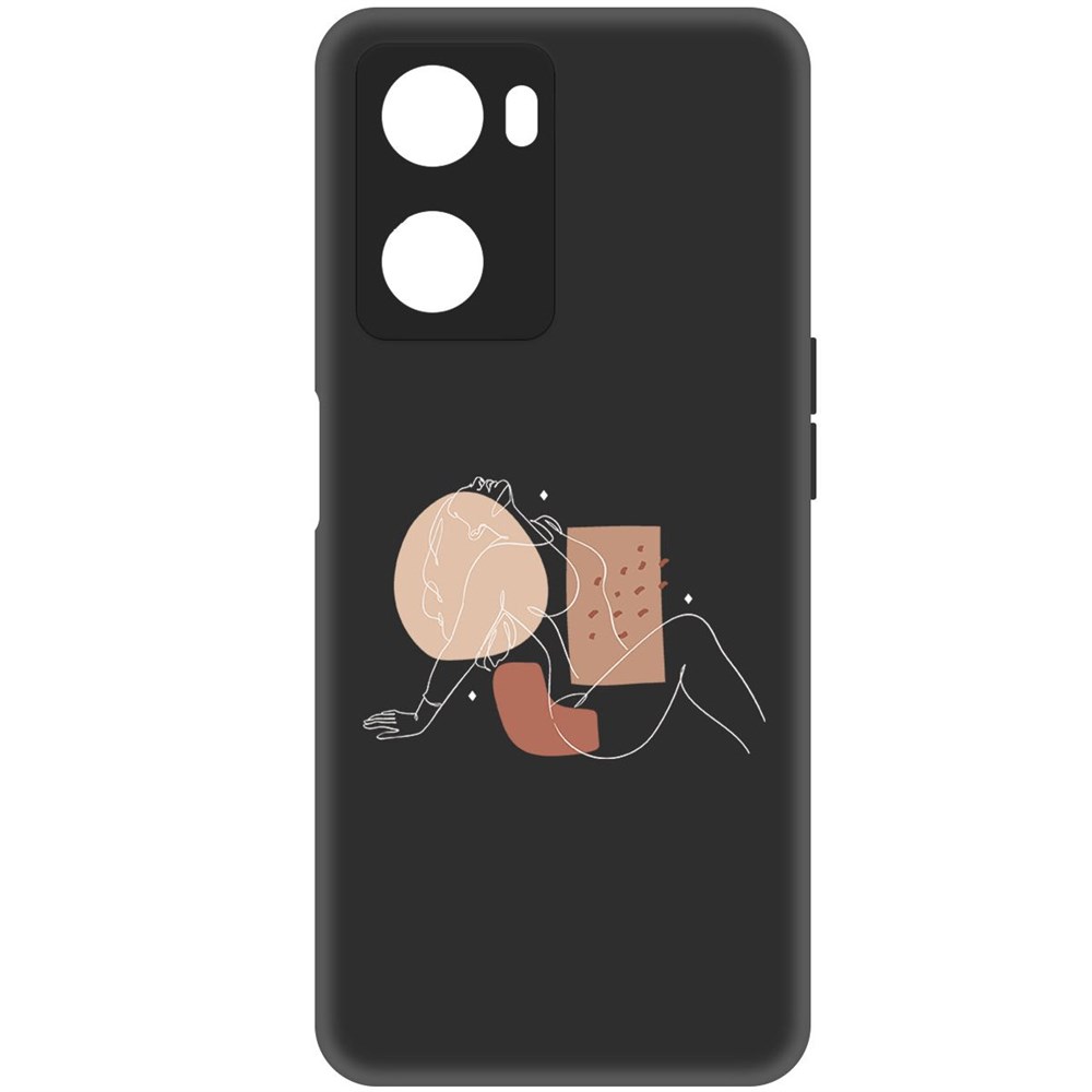 

Чехол-накладка Софт Чувственность для Oppo A57, Черный