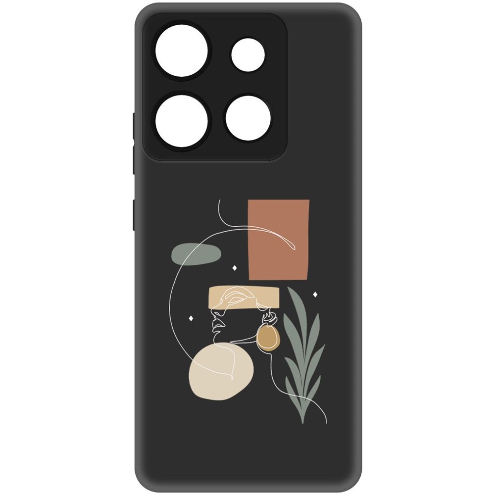 

Чехол-накладка Софт Элегантность для INFINIX Smart 7 HD, Черный