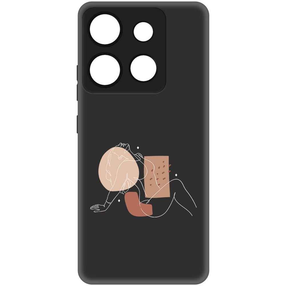 

Чехол-накладка Софт Чувственность для INFINIX Smart 7 HD, Черный