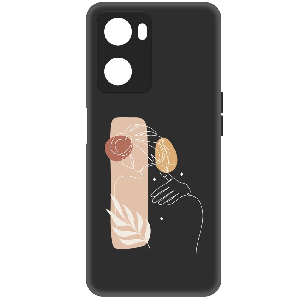

Чехол-накладка Софт Нежность для Oppo A57, Черный