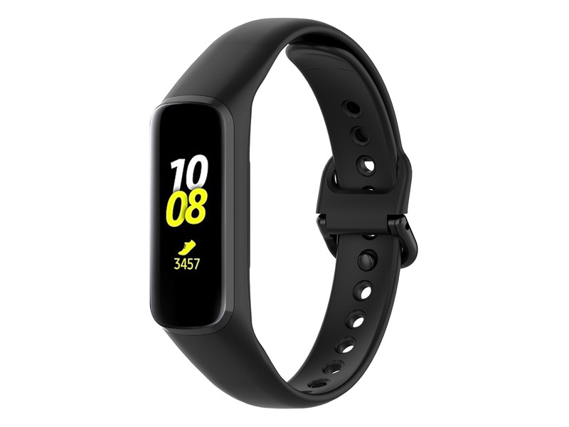 

Aксессуар Ремешок DF для Samsung Galaxy Fit 2 Silicone Black sClassicband-03