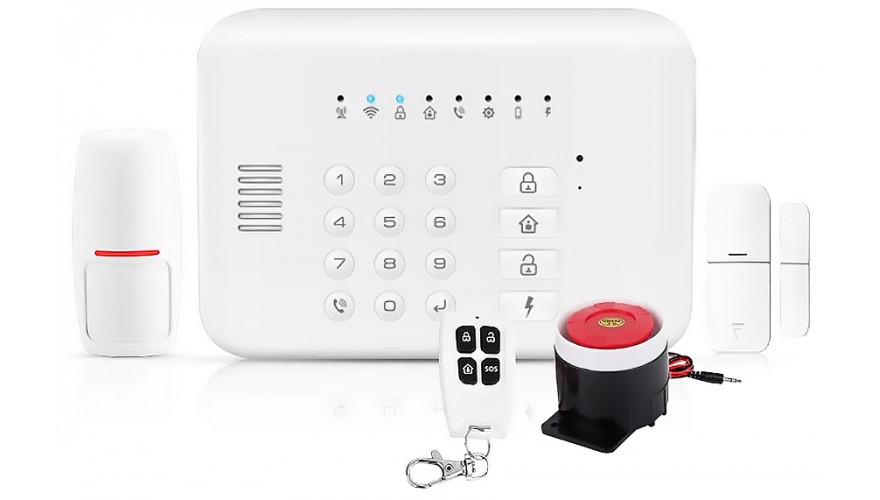 

Wi-Fi сигнализация CARCAM WI-FI GSM ALARM KIT GW1 TUYA SMART LIFE, KIT GW1 TUYA SMART LIFE