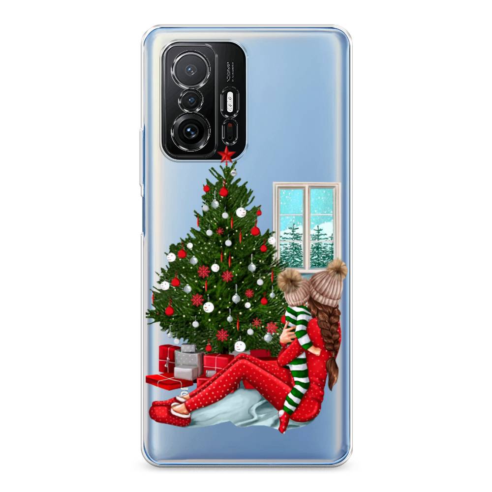 

Чехол на Xiaomi Mi 11T "Новый год с мамой", Красный;зеленый;голубой, 313750-6
