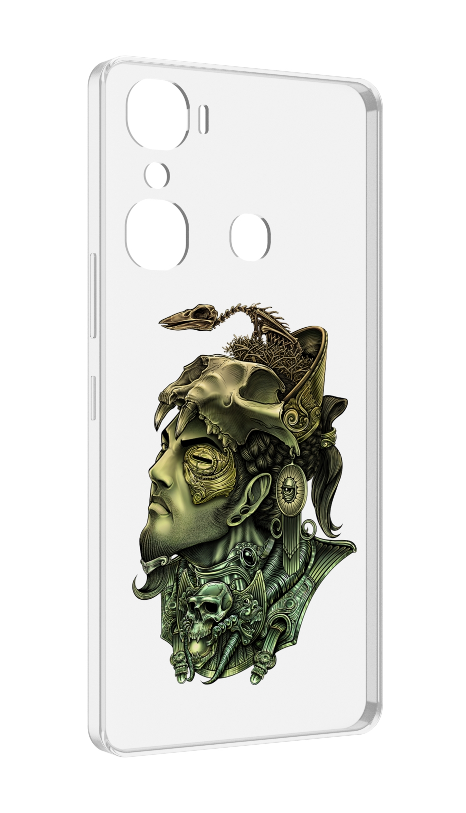 

Чехол MyPads бронзовый воин для Infinix Hot 12 Pro, Прозрачный, Tocco