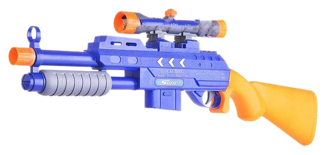 

Ружье Zhoule Toys Super Shoot 2 в 1 гелевые пули и мягкие пули