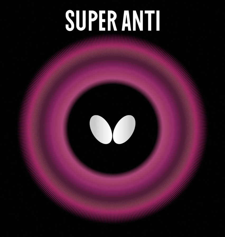 

Накладка для н/тенниса Butterfly Super Anti, Red, 1.9, Красный