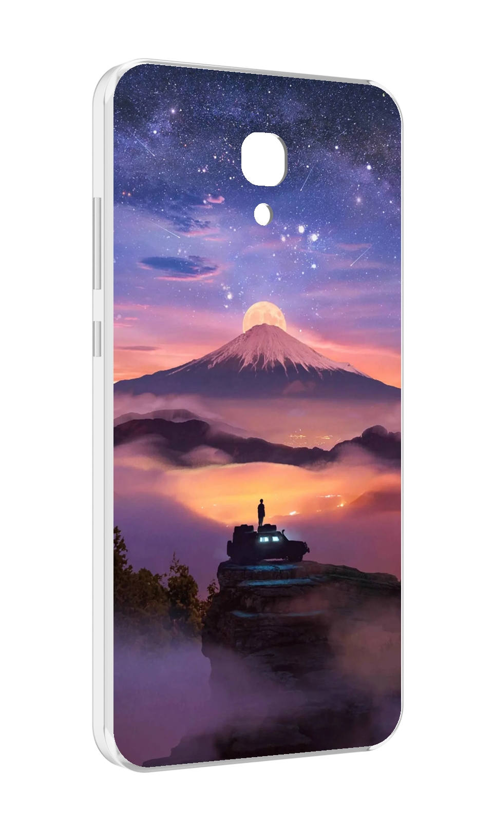 

Чехол MyPads ночь-в-горах для Meizu M6 (M711Q), Прозрачный, Tocco