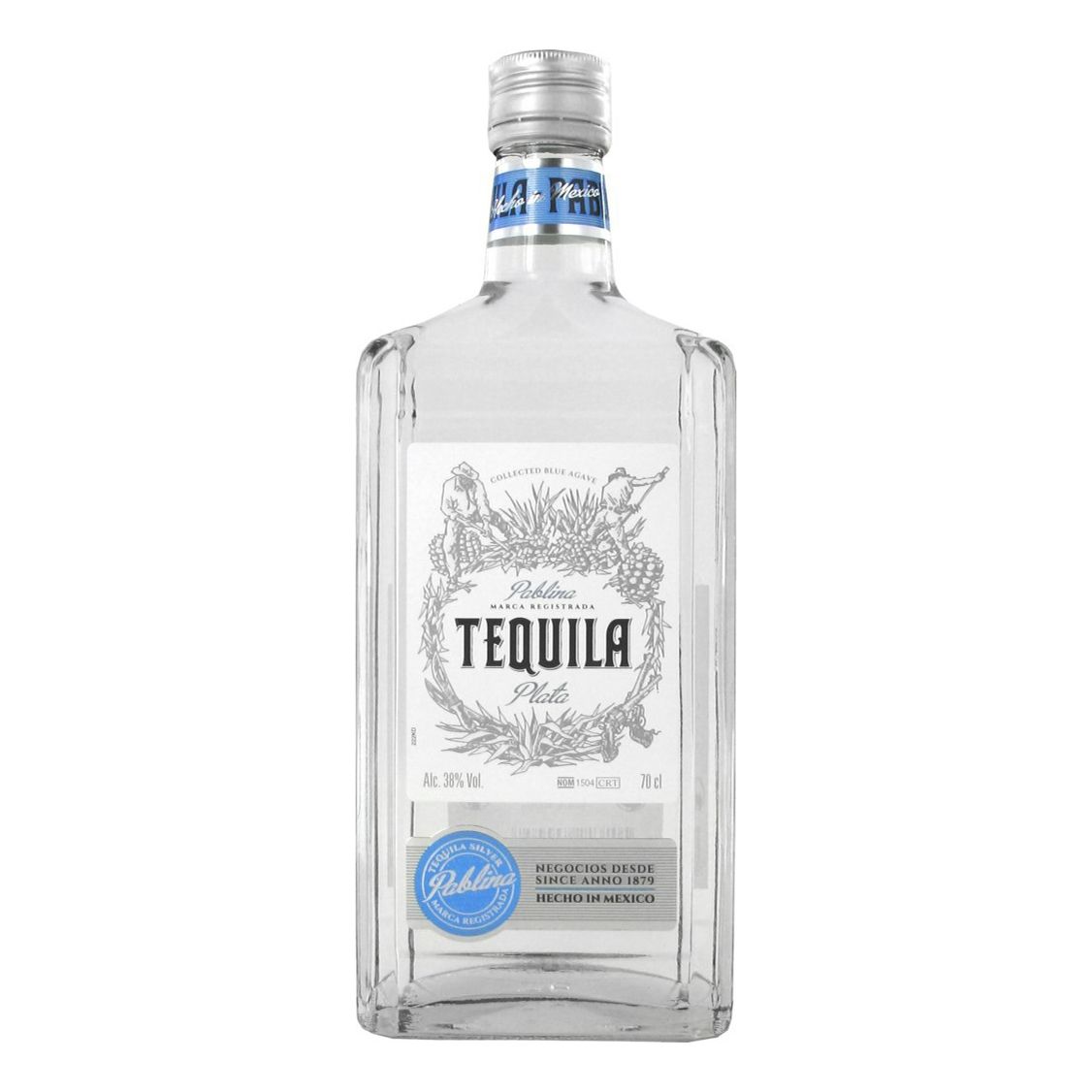 

Текила Pablina Silver 38% 0,7 л, Серебряная