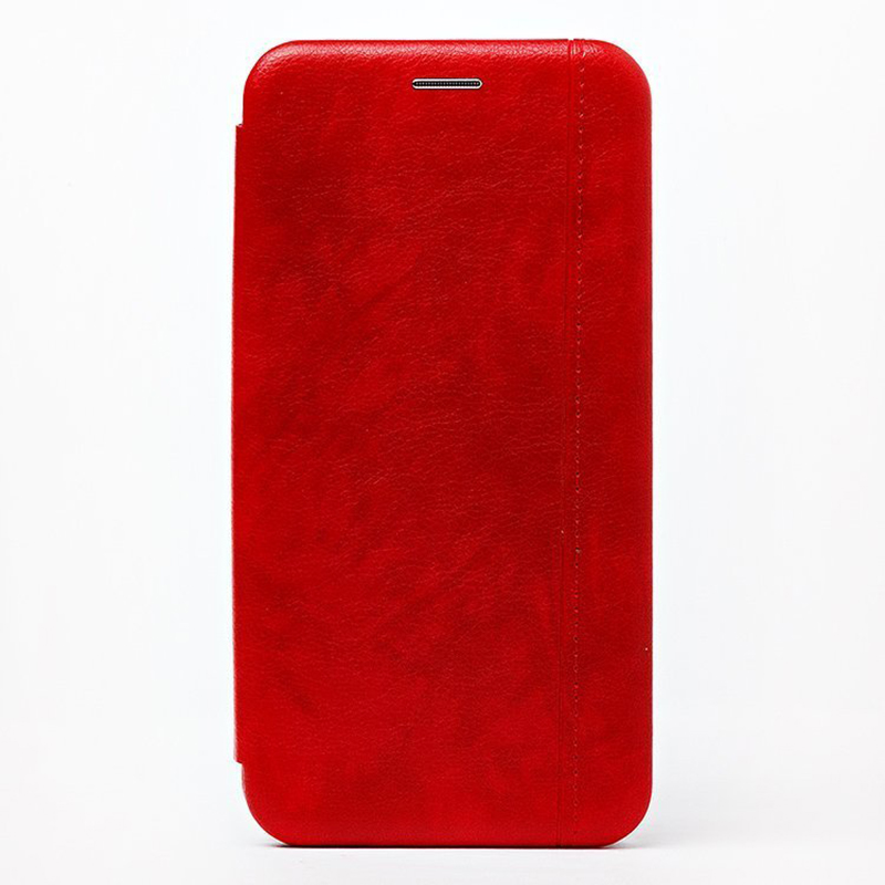 Чехол книжка BC002 BaseMarket для Xiaomi Redmi Note 8 (открытие в бок) (красный)